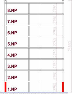 Využití cihel Porotherm 44TB Profi ve vícepodlažním dome