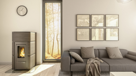 Peletová kamna HSP 6 Rueda C – metalická