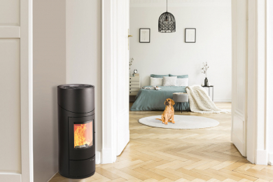 Peletová kamna HSP 7 Grande RLU – černá