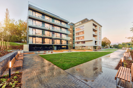 Firma HSF System získala Cenu Ministerstva pro místní rozvoj v soutěži Stavba roku 2019 za projekt Rekonstrukce Nemocnice Dačice na nový domov pro seniory