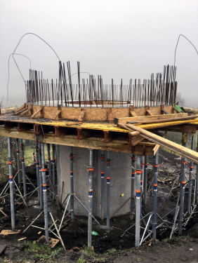 Vybetonovaná deska 2. NP