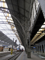 Obr. 5: Nevyhovující diagonála na IV. nástupišti