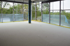 Hotová roznášecí deska z potěru Anhyment, menza Univerzity Karlovy