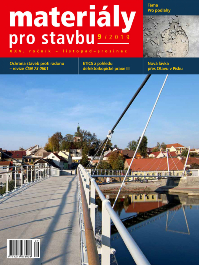 Materiály pro stavbu 9/2019