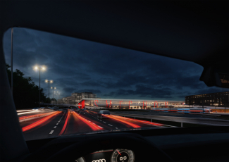 Nový Terminál Smíchov, návrh: A69 – architekti, vizualizace: DOUSEK-ZABORSKY.com