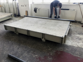 Bílé betony pro obklad výdechu z tunelu Blanka