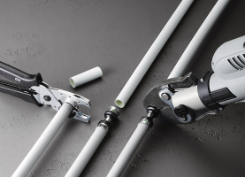 Vícevrstvé trubky Viega Smartpress s patentovanou značkou SC-Contur pro indikaci neslisovaných spojů (foto Viega)