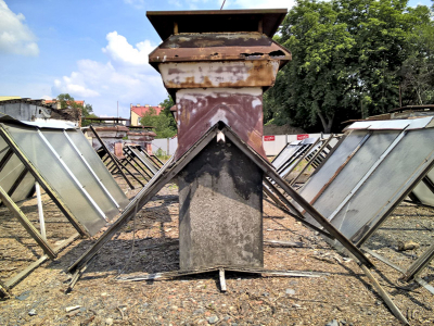 Začlenění staré průmyslové haly do objektů Palmovka Open Parku