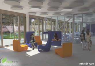 Vizualizace rekonstruované školy