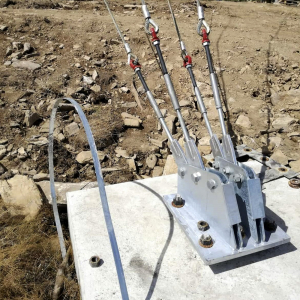 Obr. 4: Uchycení kotevních lan