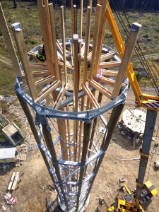 Obr. 6: Výstavba konstrukce