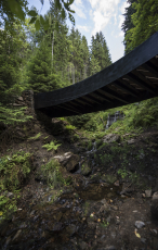 Lávka přes Černou strouhu, foto Martin Čeněk