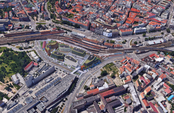 První vizualizace projektu na místě obchodního centra Dornych 