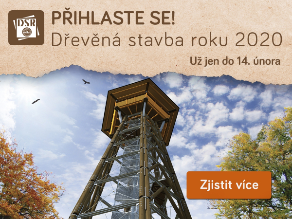 Přihlaste se do 10. ročníku Dřevěné stavby roku 2020
