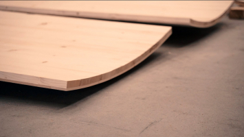 Obr. 4: Vysušené základní CLT panely