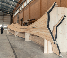 Obr. 7: Spojené trojice konstrukčních prvků s fixovaným tvarem