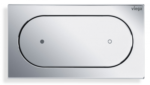 Základní ovládací deska pro vzdálené splachování Viega Visign for Style 23 v pochromovaném plastu