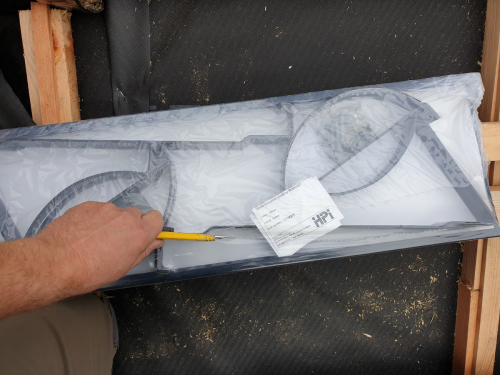 Rozbalení a kontrola komponentů