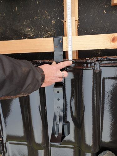 Rozměření pozice přídavné latě