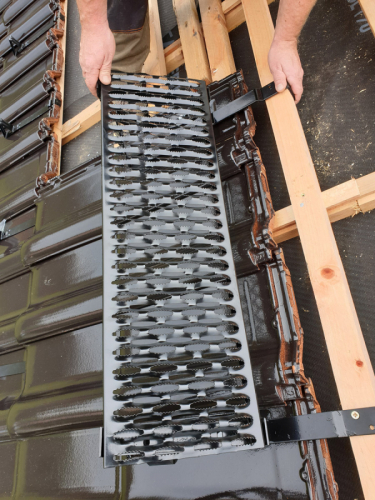 Nasazení stoupacího roštu