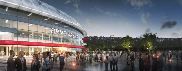 Studie nové haly na výstavišti v Brně, vizualizace A PLUS a Arch.Design