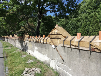 Obr. 11: Atypické bednění hlavy zdi