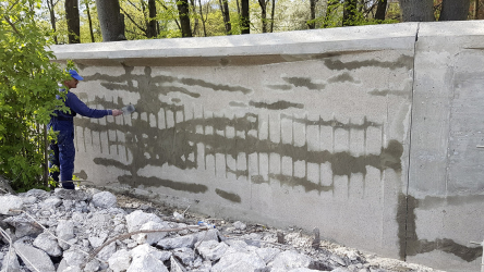 Obr. 16: Reprofilace betonu