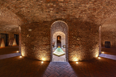 Inspirací pro celý koncept včetně osmi vstupů do rotundy byl jeden z nejvýznamnějších antických chrámů na světě – římský Pantheon.