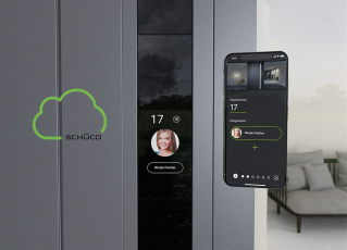 Systém DCS SmartTouch se skládá z modulu DCS SmartTouch, aplikace Schüco a cloudového řešení Schüco Cloud