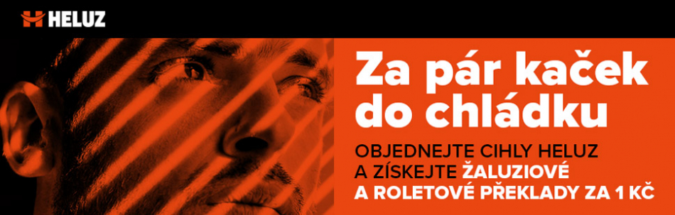 Jarní akce HELUZ 2020 – k nákupu cihel žaluziové a roletové překlady za korunu