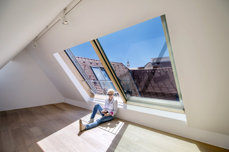 Posuv je hladký, je to radost si okno otevřít