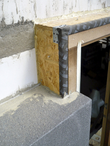 Detail zateplení okenního otvoru v systému KMB Sendwix