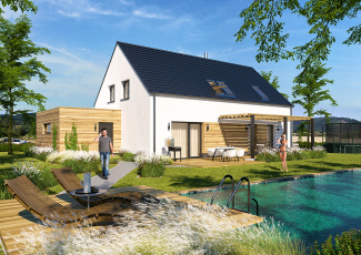 Dům Blanka, sout. kód K085, dodavatel THERMO PLUS – projektový ateliér