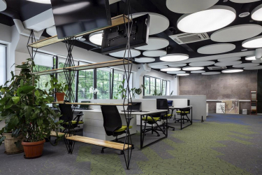 TOPIQ SONIC Element v kancelářských prostorách v Kyjevě