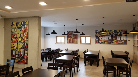 AMF Line Modern Motiv v interiéru vinného sklepa v Kozojídkách