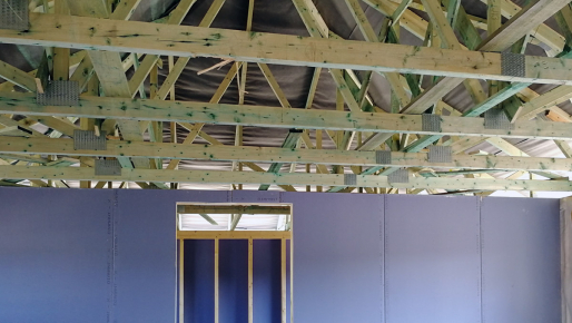 Při použití desky Diamant X a správně provedených detailech přestává být akustika u dřevostavby problémem