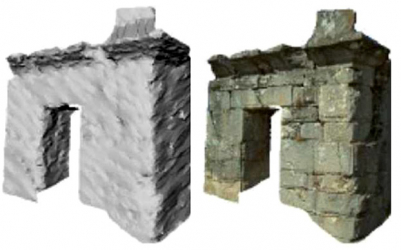 Obr. 5: Generováni 3D modelu pomocí fotogrammetrie