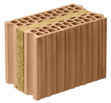 HELUZ AKU KOMPAKT 21 broušená nejen akusticky izoluje (vzduchová neprůzvučnost Rw = 57 dB), ale má lepší i tepelněizolační vlastnosti