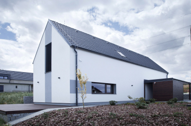 Pasivní rodinný dům v Chelčicích postavený ze systému SENDWIX