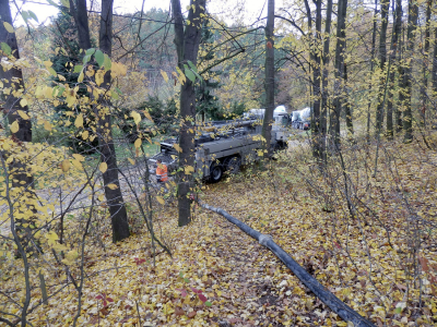 Obr. 7: Čerpání betonu