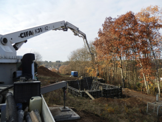 Obr. 12: Betonáž stěn