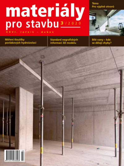 Materiály pro stavbu 3/2020