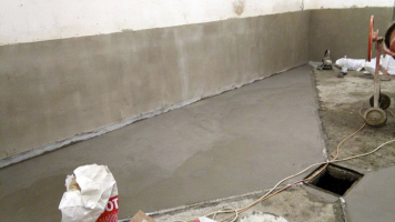 Izolace zdiva a podlahy vodotěsnou maltou WATERFIX XP TH