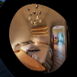 První 3D tištěný dům v Česku – ložnice