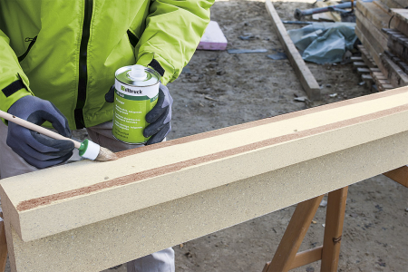 Příprava nosných materiálů podkladním nátěrem