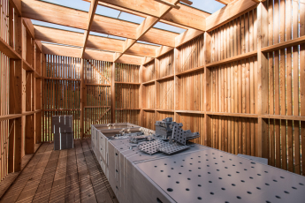 Didaktická venkovní herna, Huť architektury Martin Rajniš, autoři David Kubík, Petr Štambach