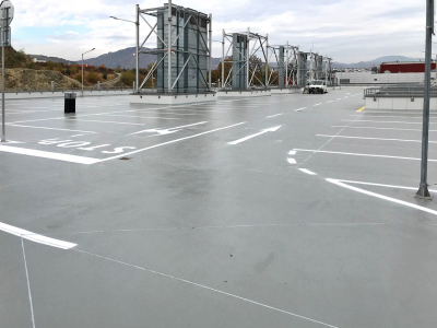 Pojížděná střecha parkoviště