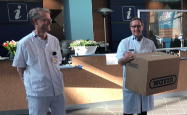 Wavin v době pandemie vyrábí ochranné štíty