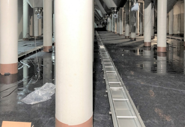 Pivovar Budvar odvodňuje provoz nerezovými žlaby MEA