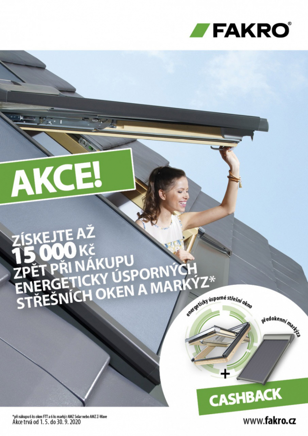 Cashback akce FAKRO